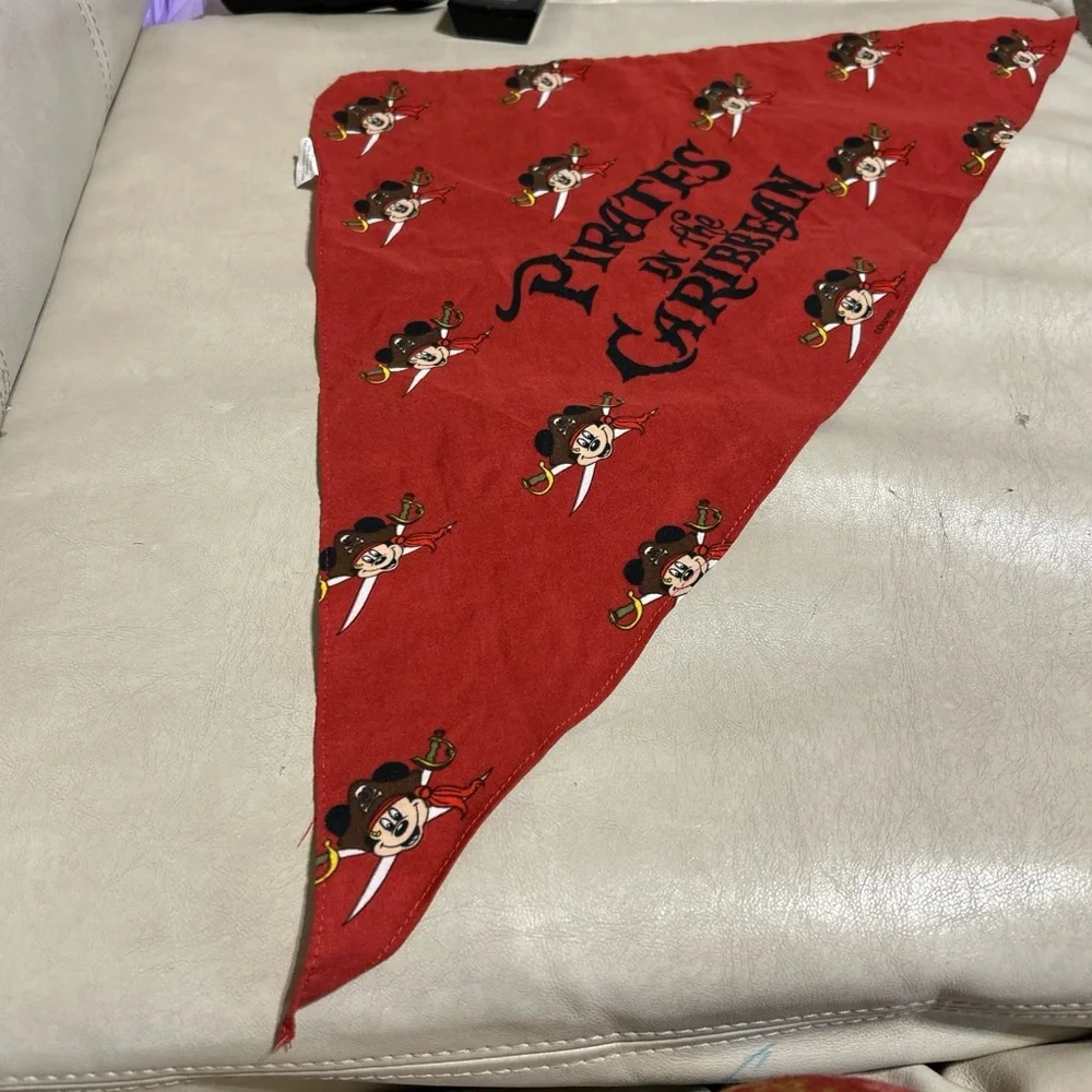 Disney Red Pirates of the Caribbean Scarf